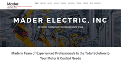 Desktop Screenshot of maderelectricinc.com