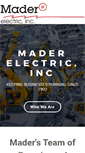 Mobile Screenshot of maderelectricinc.com